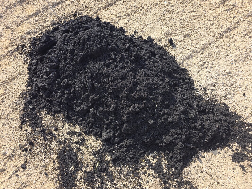 Biochar granuleux prêt à être enrichi